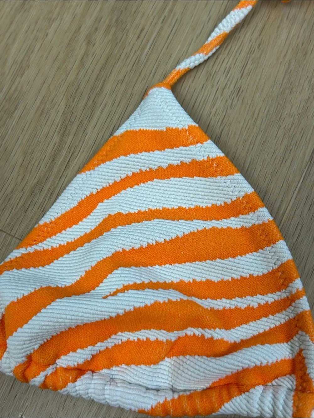 Triangl Swimwear Vinca Zebra Pop Bikini Top M
